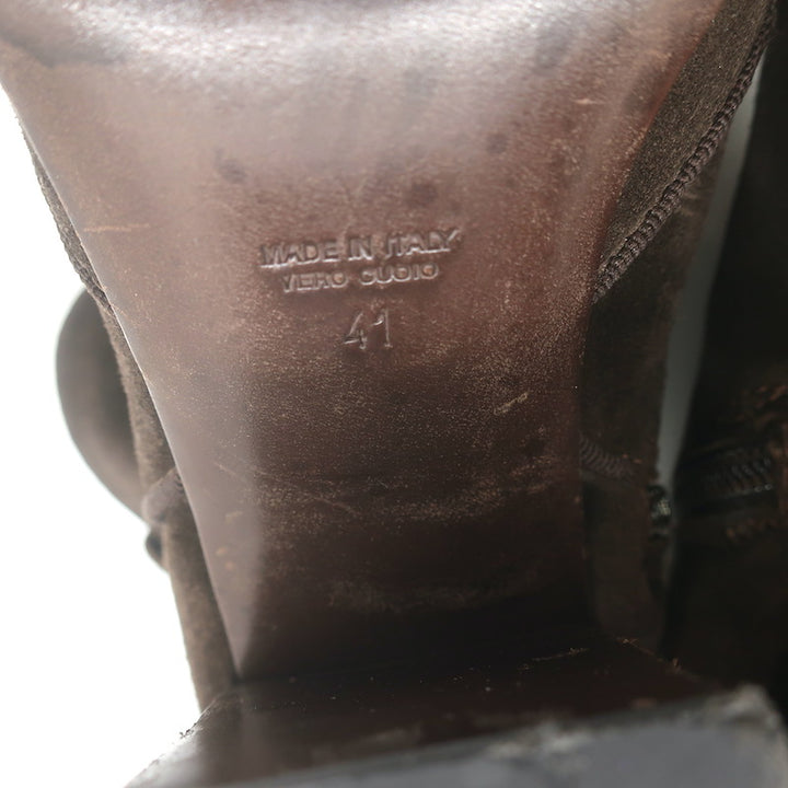 Laurence Dacade Pete Ankle Boots Dark Brown Suede Size 41