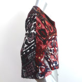 Chloe Tapestry Wrap Jacket Multicolor Cotton-Blend Size 36