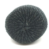 Clare V. Pot De Miel Woven Straw Basket Tote Black