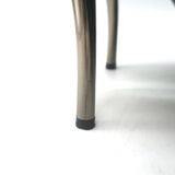 Lanvin Metal-Heel Platform Booties Black Leather Size 40