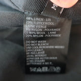 Ann Demeulemeester Asymmetric Jacket Gold Metallic Linen-Blend Size 38