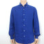 Bluemint Martin Long Sleeve Linen Button Down Shirt Blue Size Medium
