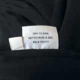 Ulla Johnson Fringed Midi Dress Sanna Black Silk Macrame Size 2