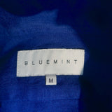 Bluemint Martin Long Sleeve Linen Button Down Shirt Blue Size Medium