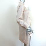 Christian Dior Long Sleeve Tunic Beige Size 36 High-Low Top