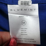 Bluemint Martin Long Sleeve Linen Button Down Shirt Blue Size Medium