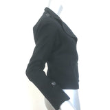 Balmain Jacket Black Wool-Cashmere Size 36