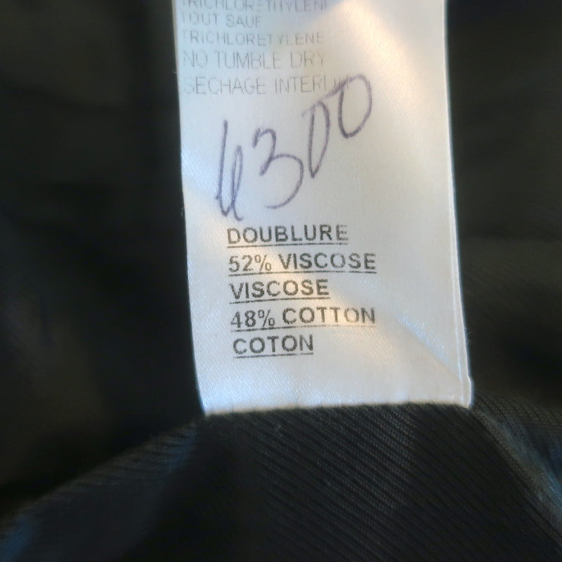 Balmain Jacket Black Wool-Cashmere Size 36
