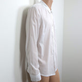 James Perse Standard Shirt White Cotton Size 3