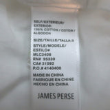 James Perse Standard Shirt White Cotton Size 3