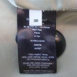 Isabel Marant Etoile Kerstin Windowpane Plaid Blazer Beige/Red Wool Size 38