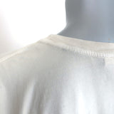 Clare V. Hollywood Palm Trees T-Shirt Cream Cotton Size 2XL Short Sleeve Top