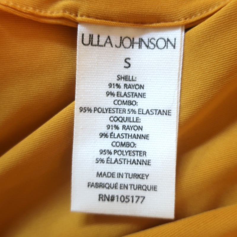 Ulla Johnson Wilhemina Bubble Mini Dress Amber Floral Print Jersey Size Small