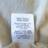 Clare V. Hollywood Palm Trees T-Shirt Cream Cotton Size 2XL Short Sleeve Top