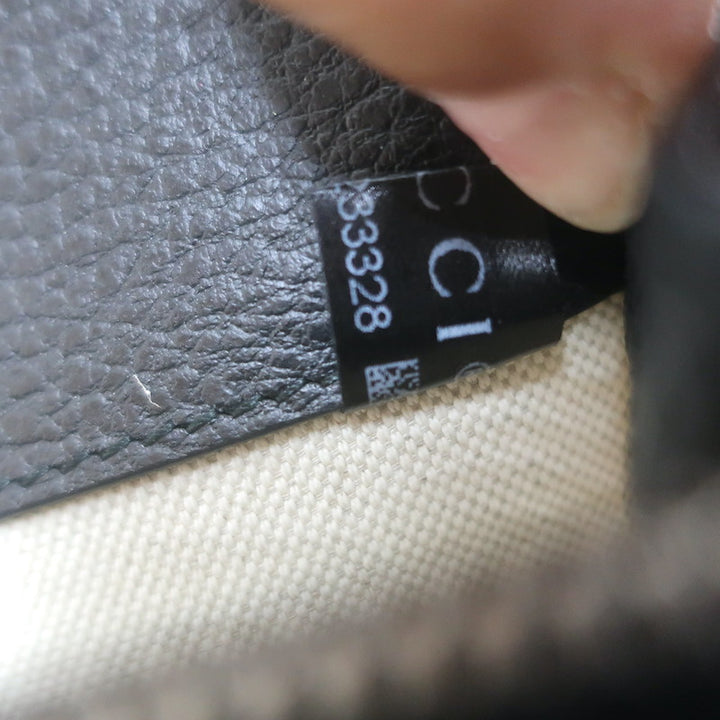 Gucci Dionysus Crystal-Embellished Small Shoulder Bag Black Grained Leather