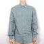 Vince Long Sleeve Linen Button Down Shirt Blue Size Medium