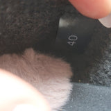 ROAM Faux Fur Cloud Slides Lavender Size 40 Crisscross Sandals NEW