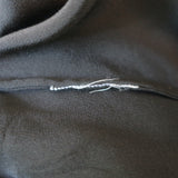 Christian Dior Mini Dress Black Pleated Silk Size US 6 Long Sleeve Tunic