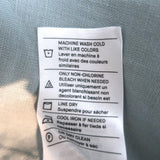 Vince Long Sleeve Linen Button Down Shirt Blue Size Medium