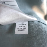 Vince Long Sleeve Linen Button Down Shirt Blue Size Medium