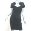 Roland Mouret Myrtha Folded Sheath Dress Black Wool Crepe Size US 8