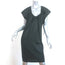 Stella McCartney Ruched-Neck Dress Black Size 38
