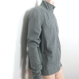 Vuori Venture Track Jacket Gray Stretch Polyester Size Medium