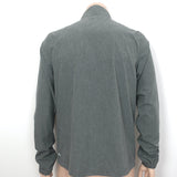 Vuori Venture Track Jacket Gray Stretch Polyester Size Medium