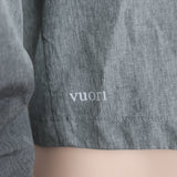 Vuori Venture Track Jacket Gray Stretch Polyester Size Medium