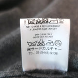 Givenchy Sweater Gray Wool-Cashmere Mixed Knit Size Medium High-Low Pullover