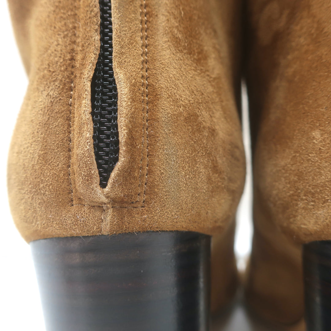 Isabel Marant Garett Ankle Boots Brown Suede Size 41