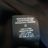 Alice + Olivia Riska Chain Strap Jumpsuit Black Satin Size 10 NEW