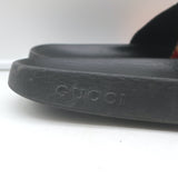Gucci GG Blooms Pursuit Pool Slide Sandals Multicolor Canvas Size 41