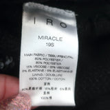 IRO Miracle Sequin Mini Dress Anthracite Size 38