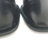 Ermanno Scervino Pierced Thigh High Boots Black Leather Size 38