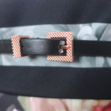 Ted Baker Valerey Belted Skater Dress Painted Posie Print Neoprene Size 2