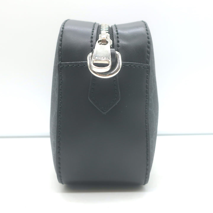 Gucci Small GG Supreme Crossbody Camera Bag Black Monogram Canvas &amp; Leather