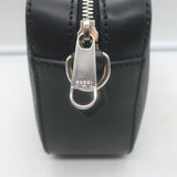 Gucci Small GG Supreme Crossbody Camera Bag Black Monogram Canvas & Leather