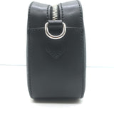 Gucci Small GG Supreme Crossbody Camera Bag Black Monogram Canvas & Leather