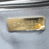 Chanel 19 20P Large Flap Bag Grey Quilted Leather Crossbody NEW