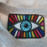 Libertine Beaded Logo Sweatshirt Heather Gray Size Small Unisex Pullover