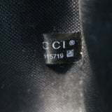 Gucci Small GG Supreme Crossbody Camera Bag Black Monogram Canvas & Leather