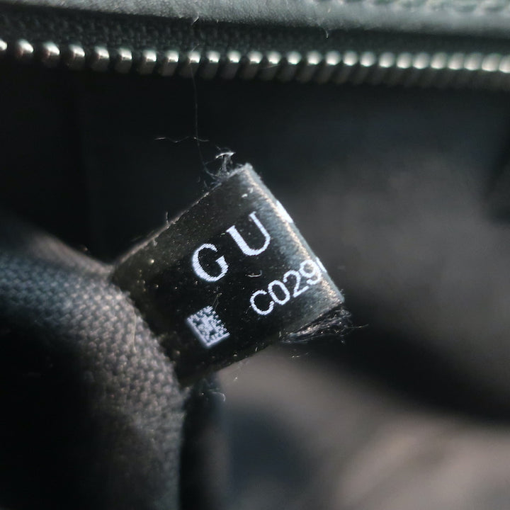 Gucci Small GG Supreme Crossbody Camera Bag Black Monogram Canvas &amp; Leather