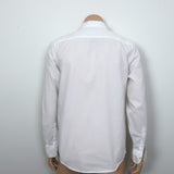 Buck Mason Long Sleeve Button Down Shirt White Cotton Size Medium