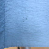 Brunello Cucinelli Monili-Shoulder Belted Midi Dress Blue Cotton Size Medium