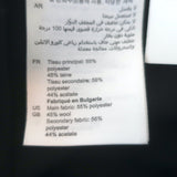 Sandro Hugo Pleated Shorts Black Wool-Blend Size 36 NEW