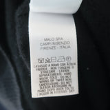 Malo Cashmere Sweater Dress Black Size 44 Cowl Neck 3/4 Sleeve