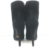 Prada Platform Ankle Boots Black Suede Size 41.5
