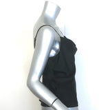 Intermix Fayette Cowl Neck Camisole Black Silk Satin Size Large