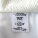 Derek Lam 10 Crosby Strapless Corset Top with Metallic Bands Cream Size 8